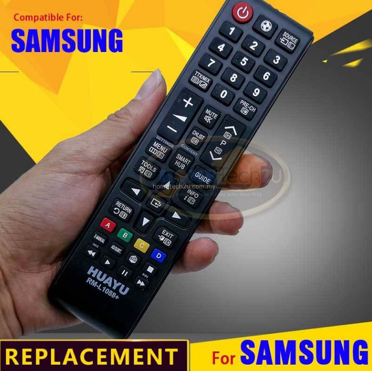 HUAYU RM-L1088+ Universal Remote Control for Samsung LED TV – snapy ...