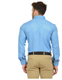 Sky Blue Formal Shirt For Men