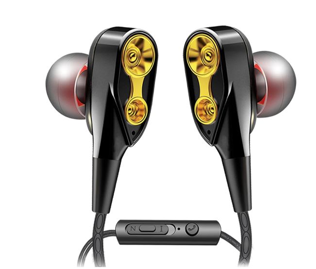 Audionic Thunder T-50 Flat Wire Stereo Earphones Hand Free Universal Super  Bass HandFree Ear Phone Superb